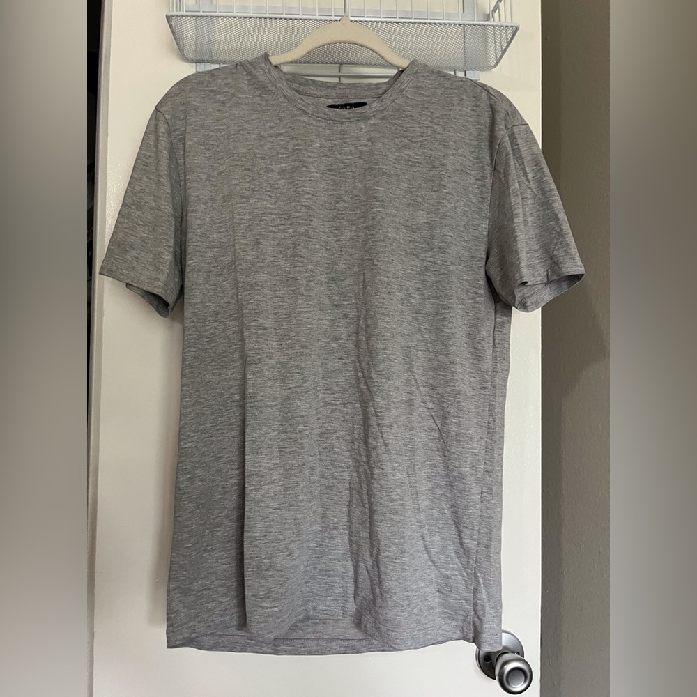 Zara Light Gray Short Sleeve Tee
